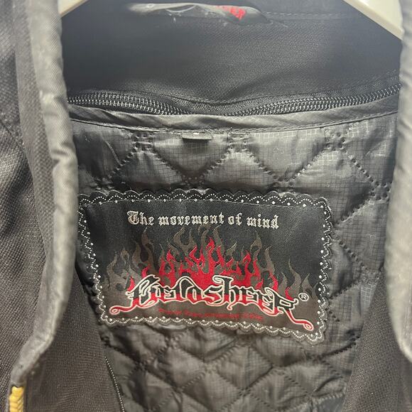 Fieldsheer Womens Motorcycle Jacket Zip Out Liner Size 8 Rain Guard Black - Picture 6 of 9